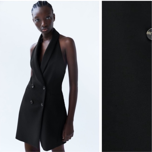 zara tuxedo dress blogger fav - Picture 7 of 16
